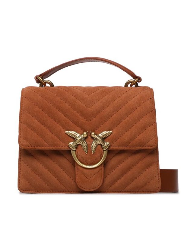 Pinko Pinko Дамска чанта Love One Top Handle Mini Light PE 23 PLTT 100071 A0F6 Кафяв