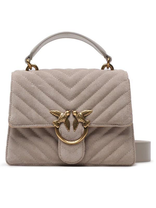 Pinko Pinko Дамска чанта Love One Top Handle Mini Light PE 23 PLTT 100071 A0F6 Сив