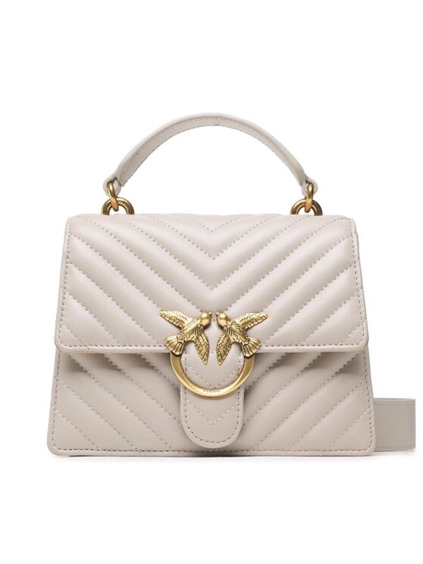 Pinko Pinko Дамска чанта Love One Top Handle Mini Light PE 23 PLTT 100071 A0GK Сив
