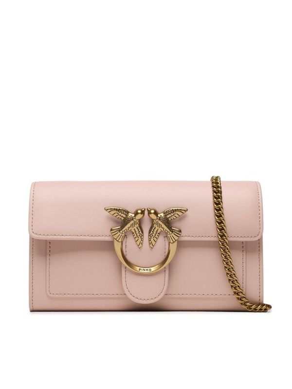 Pinko Pinko Дамска чанта Love One Wallet C PE 23 PLTT 100062 A0F1 Розов