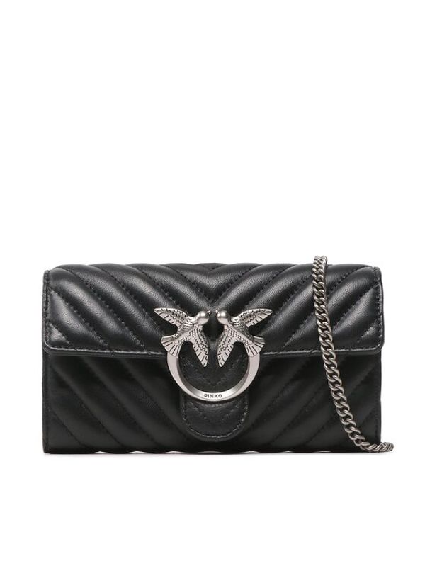 Pinko Pinko Дамска чанта Love One Wallet C PE 23 PLTT 100062 A0GK Черен