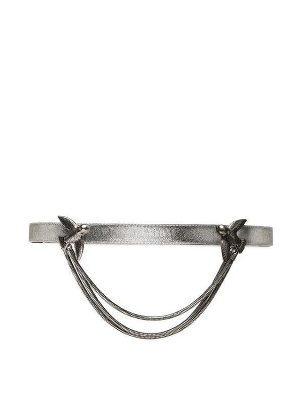 Pinko Pinko Дамски колан Love Berry Evolution 1 H2 Belt PE 23 PLT01 100301 A0F8 Сребрист
