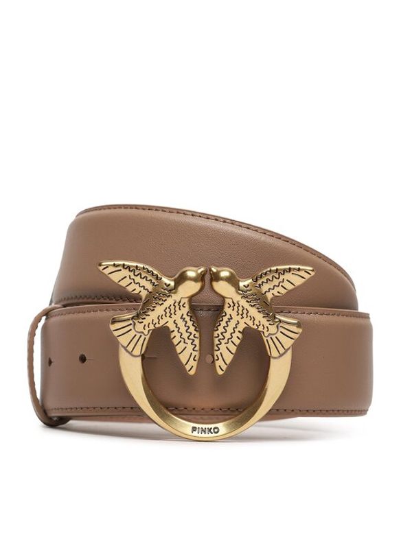 Pinko Pinko Дамски колан Love Berry H4 Belt AI 23-23 PLT01 100120 A0F1 Кафяв