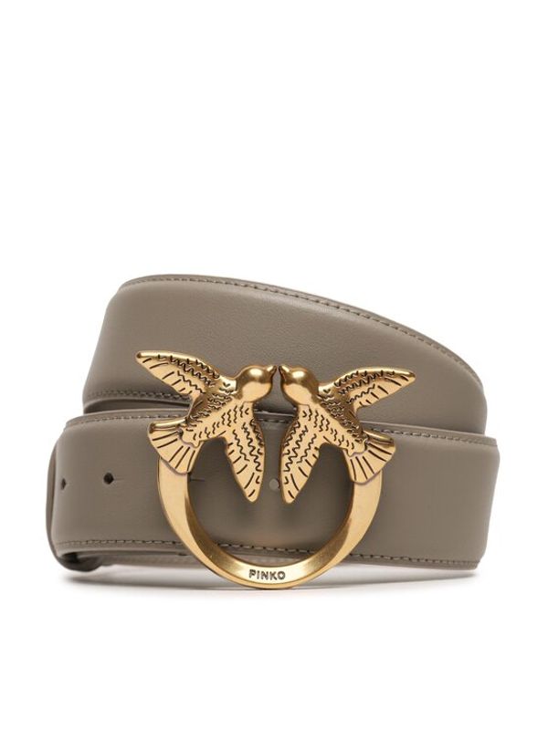 Pinko Pinko Дамски колан Love Berry H4 Belt AI 23-23 PLT01 100120 A0F1 Сив