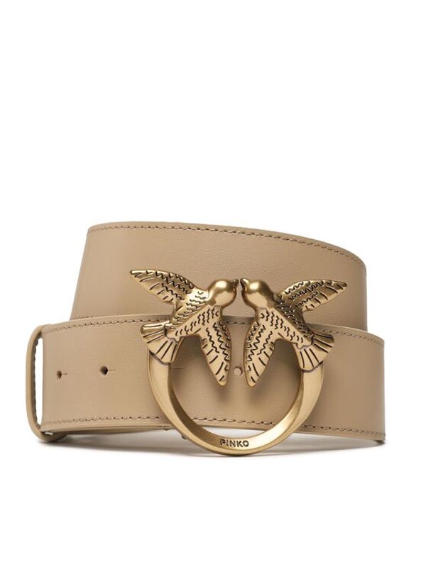 Pinko Pinko Дамски колан Love Berry H4 Belt PE 23 PLT01 100120 A0F1 Бежов