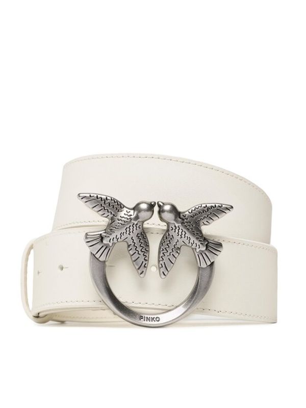 Pinko Pinko Дамски колан Love Berry H4 Belt PE 23 PLT01 100120 A0F1 Бял