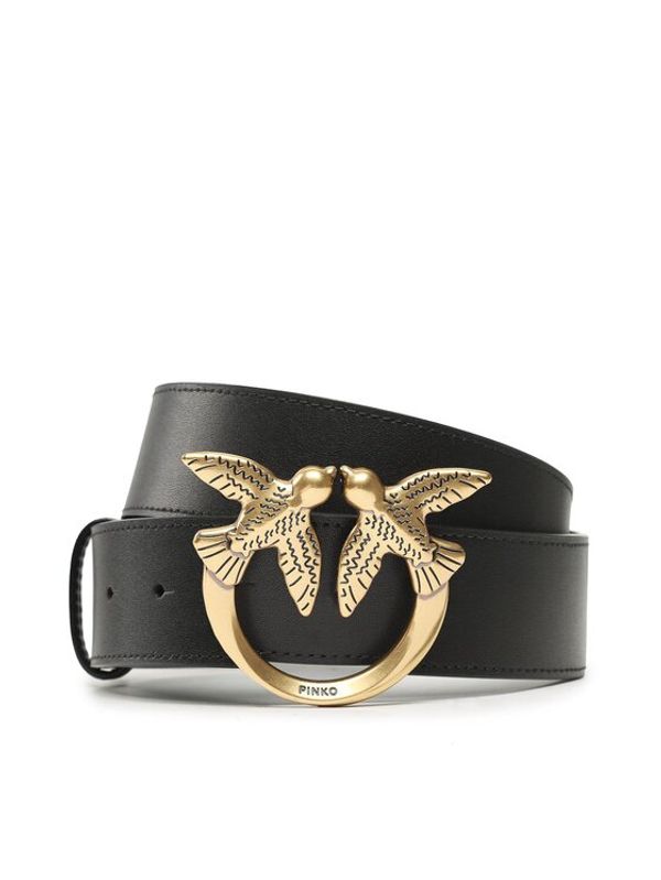 Pinko Pinko Дамски колан Love Berry H4 Belt PE 23 PLT01 100120 A0F1 Черен