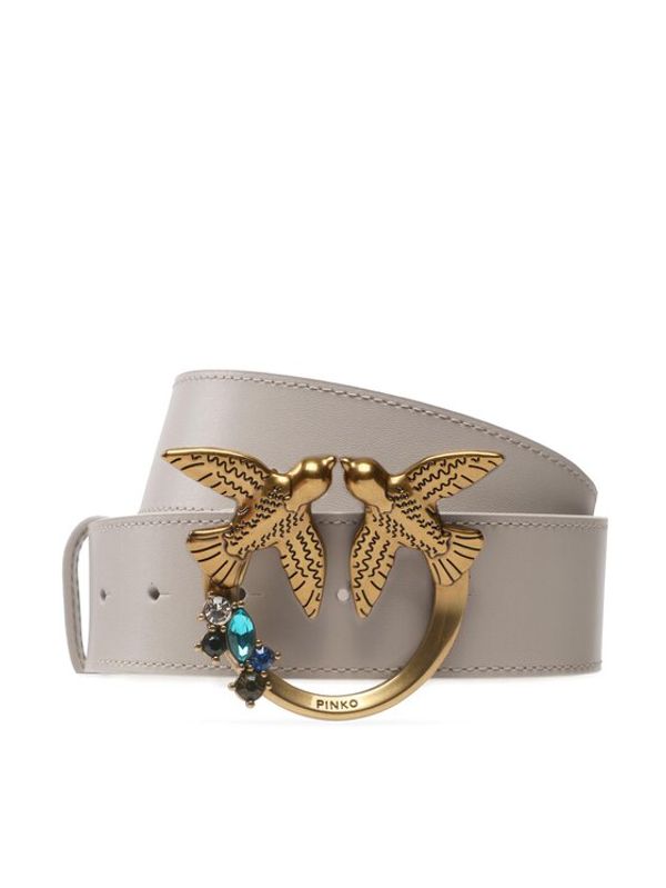 Pinko Pinko Дамски колан Love Berry H4 Belt PE 23 PLT01 100120 A0J4 Сив