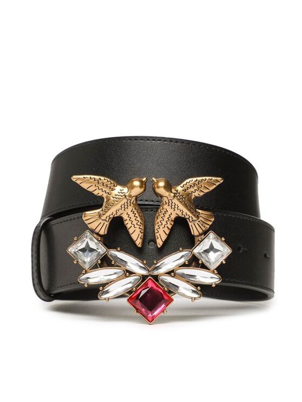Pinko Pinko Дамски колан Love Berry H4 Belt PE 23 PLT01 100120 A0J5 Черен