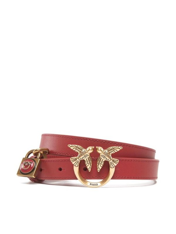 Pinko Pinko Дамски колан Love Lock H2 Belt AI 22-23 PLT01 1H213G Y5H7 Червен