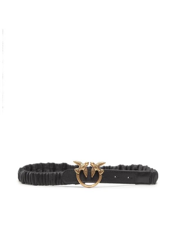 Pinko Pinko Дамски колан Love Ruffle H2 Belt 1H212S Y87E Черен