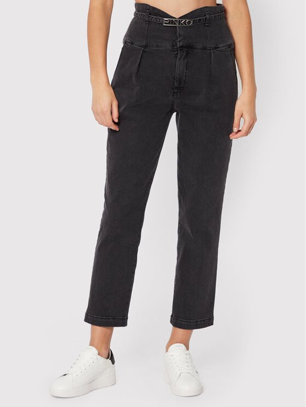 Pinko Pinko Дънки Ariel 1J10YN A04V Сив Carrot Fit