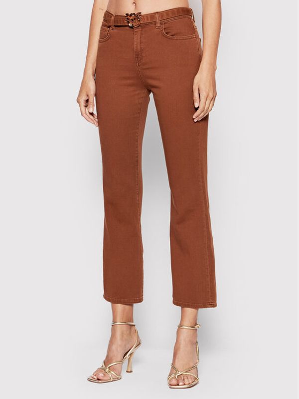 Pinko Pinko Дънки Brenda 1J10UZ Y62N Кафяв Bootcut Fit