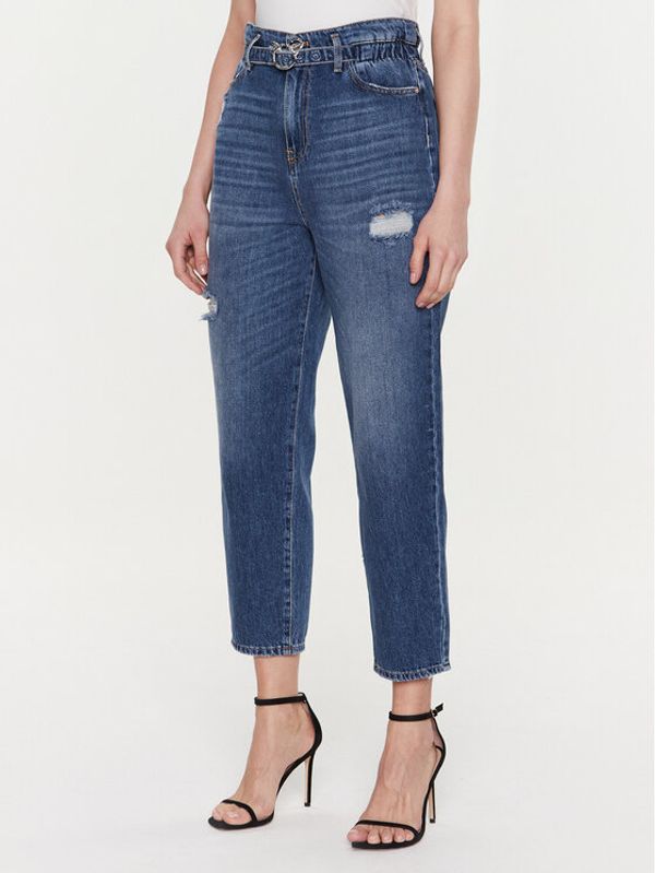 Pinko Pinko Дънки Flexi Maddie 100232 A0FJ Тъмносин Mom Fit