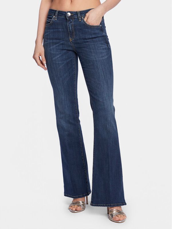 Pinko Pinko Дънки Flora 100561 A0MR Тъмносин Flare Fit