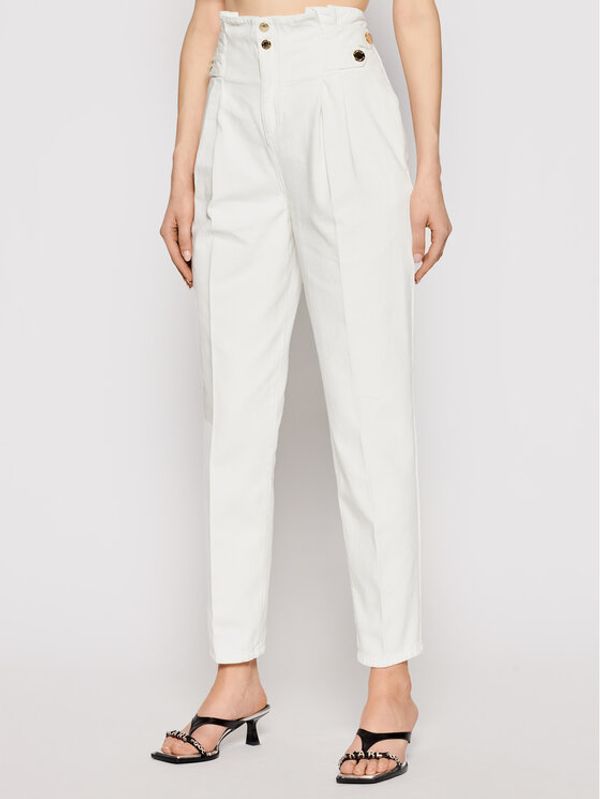 Pinko Pinko Дънки New Cara PE 21 PDEN 1J10MZ Y6Z3 Бял Boyfriend Fit