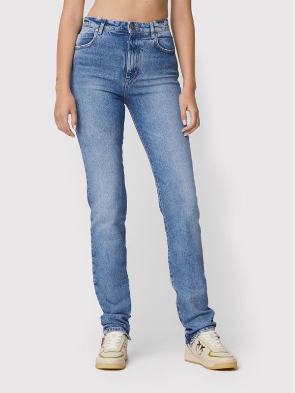 Pinko Pinko Дънки Sissyzip 1J110N A0C4 Син Slim Fit