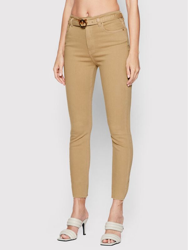Pinko Pinko Дънки Susan 24 1J10V0 Y78S Бежов Skinny Fit