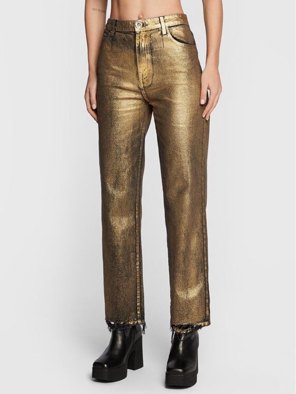 Pinko Pinko Дънки Sveva 1J10Z4 A04X Златист Relaxed Fit