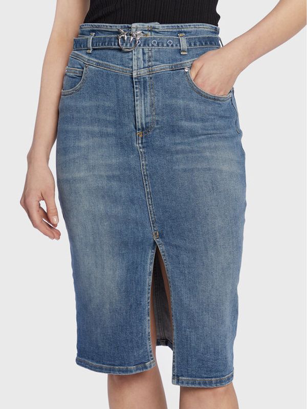 Pinko Pinko Дънкова пола Ringhio 100223 A0FS Син Regular Fit