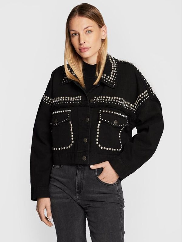 Pinko Pinko Дънково яке Canto 1J1101 A0A3 Черен Regular Fit