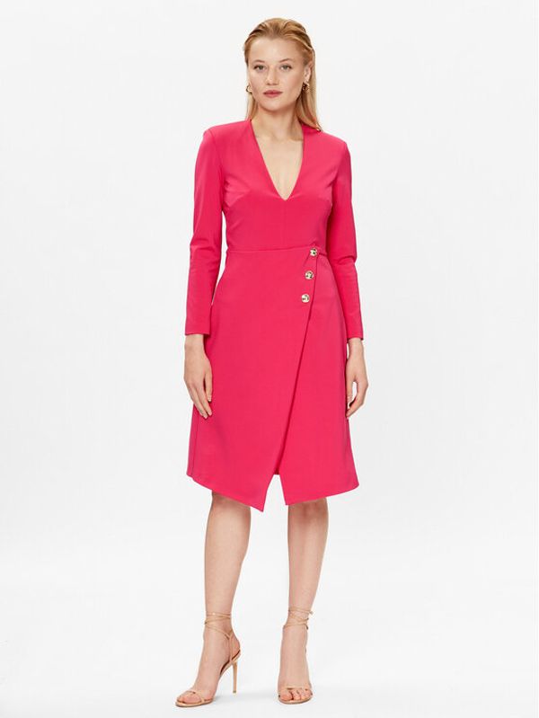 Pinko Pinko Ежедневна рокля Angolare 100943 A0HM Розов Regular Fit