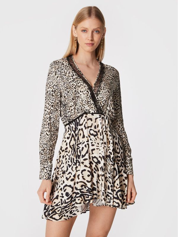 Pinko Pinko Ежедневна рокля Atika 1G18FZ A08B Бежов Regular Fit