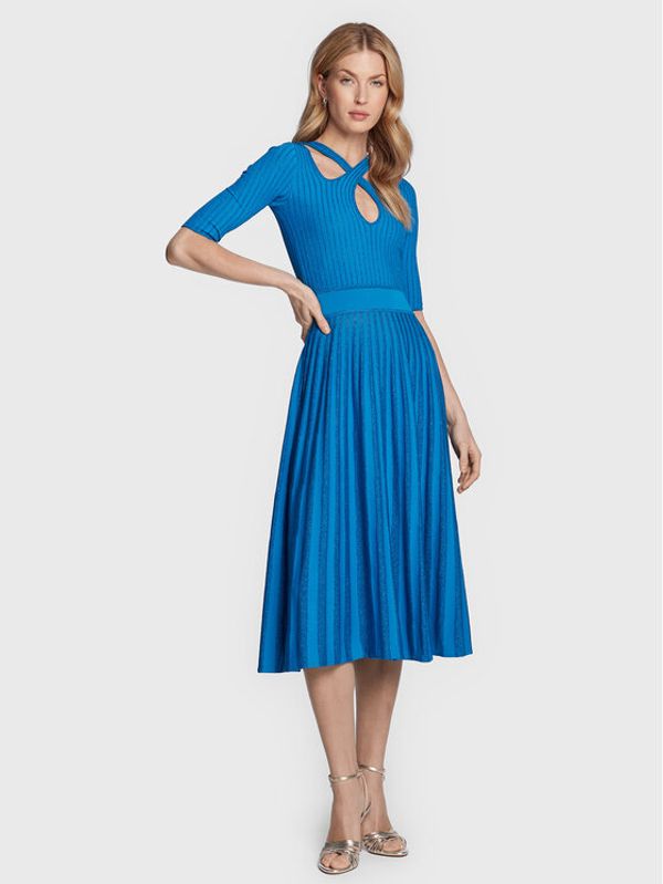 Pinko Pinko Ежедневна рокля Bitter 100413 A0L0 Син Slim Fit