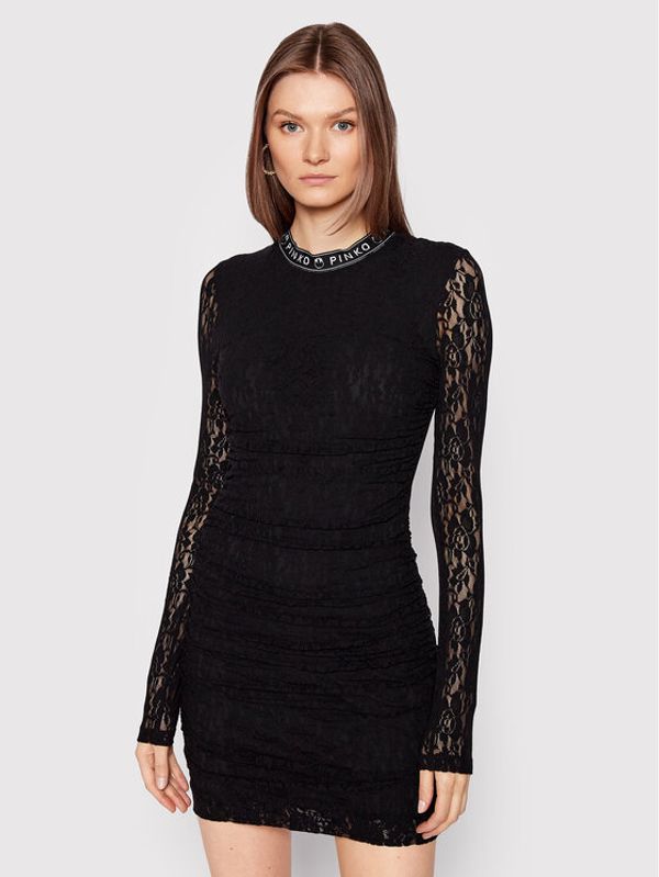 Pinko Pinko Ежедневна рокля Lucca 1G17BR 8728 Черен Slim Fit
