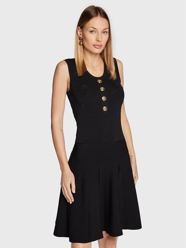 Pinko Pinko Ежедневна рокля Rose 1G180R Y7Z1 Черен Regular Fit