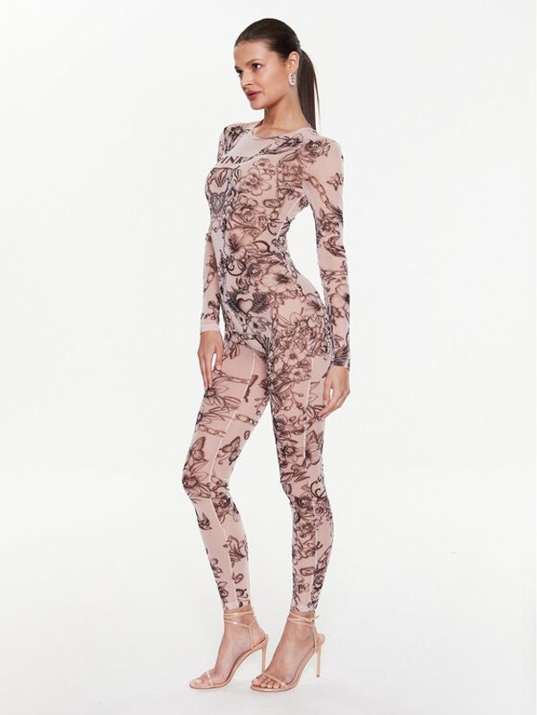 Pinko Pinko Гащеризон Tatuato 101010 A0NW Бежов Slim Fit
