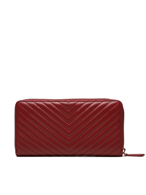 Pinko Pinko Голям дамски портфейл Ryder Zip Around AI 23-24 PCPL 100250 A0GK Бордо