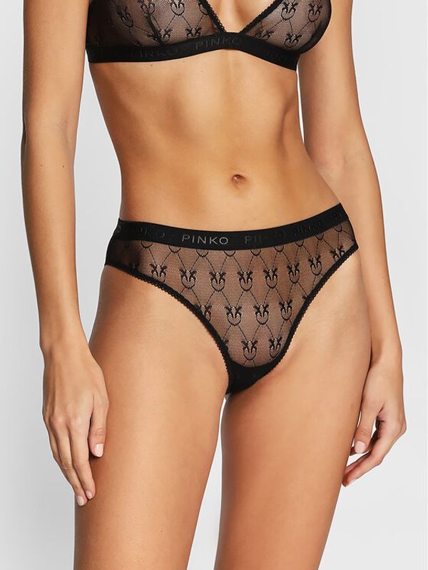 Pinko Pinko Класически дамски бикини Senza AI 22-23 BLK01 1G17YY Y7ES Черен