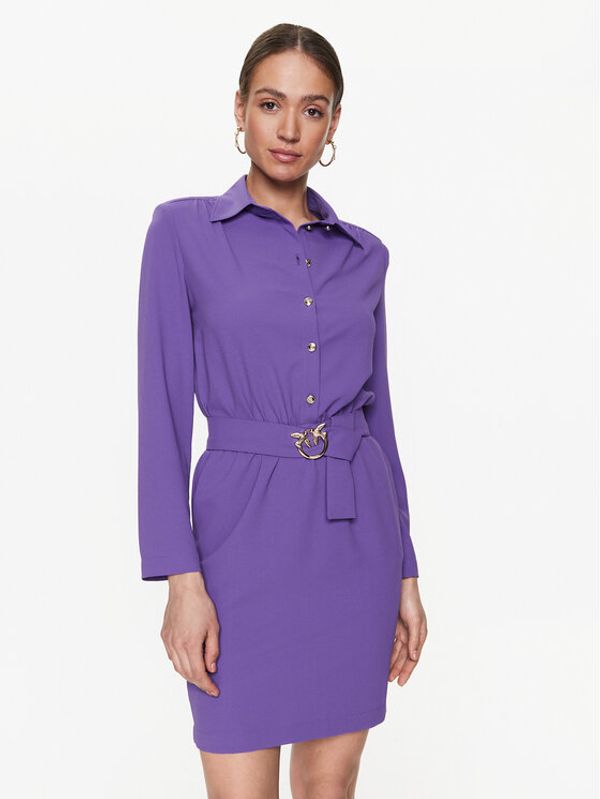 Pinko Pinko Коктейлна рокля Abile 100198 A0IL Виолетов Regular Fit