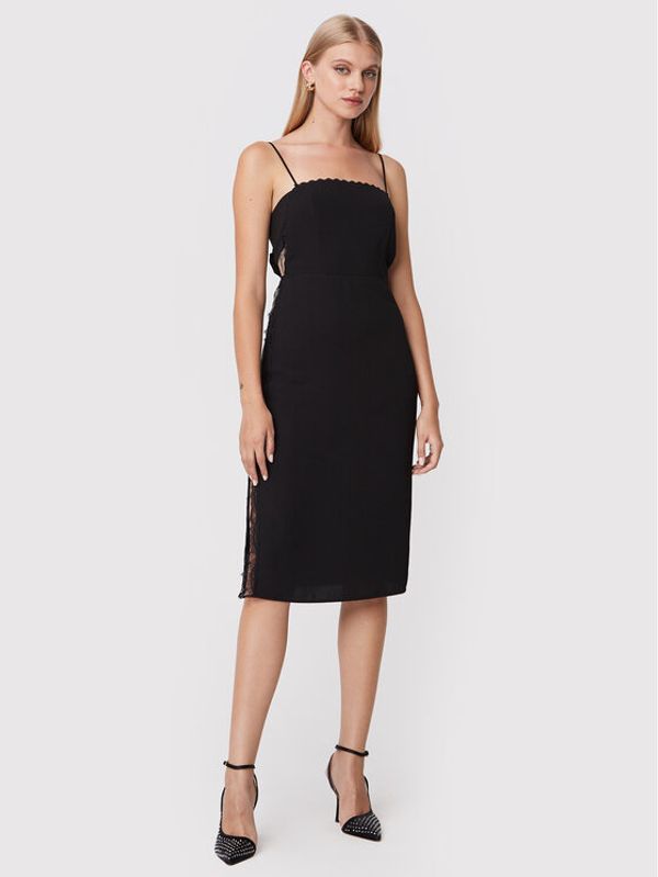 Pinko Pinko Коктейлна рокля Adonella 1G1848 V0B0 Черен Regular Fit