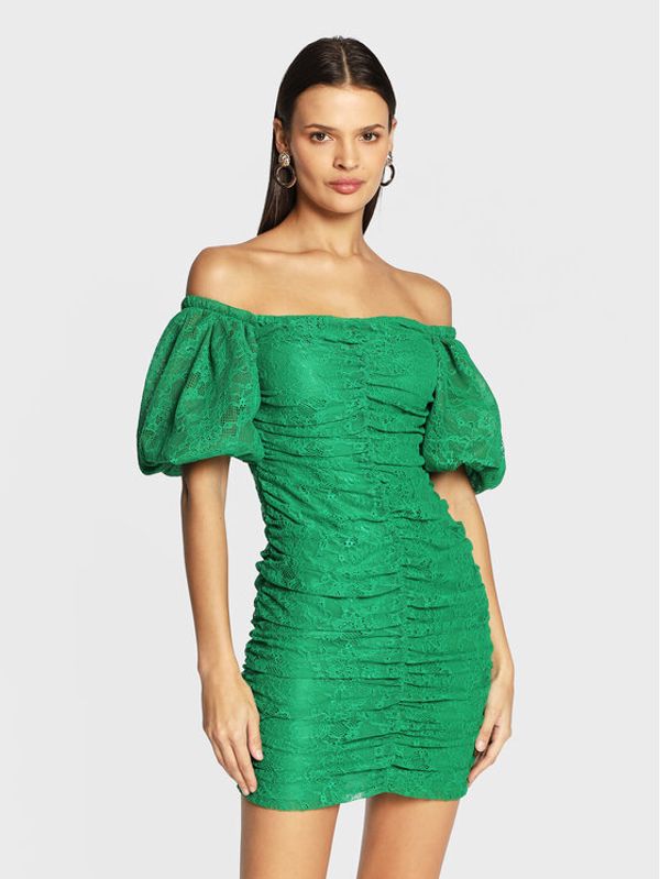 Pinko Pinko Коктейлна рокля Agostina 1G18FV 7585 Зелен Slim Fit