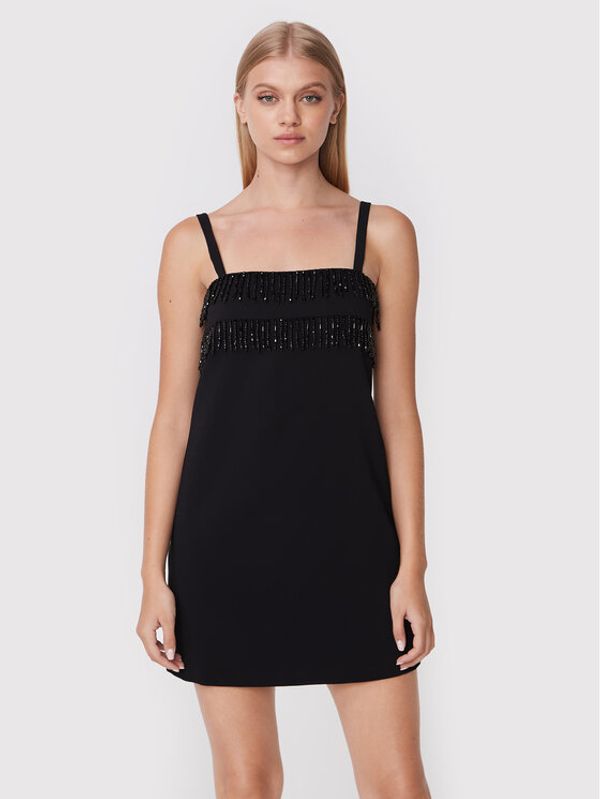 Pinko Pinko Коктейлна рокля Anica 1G183B 7624 Черен Regular Fit
