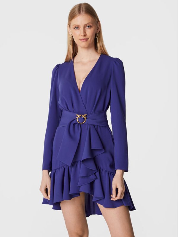 Pinko Pinko Коктейлна рокля Bruma 1G18D3 V0B0 Виолетов Regular Fit