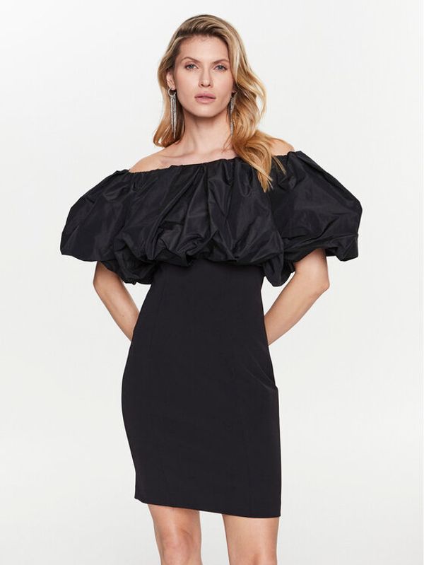 Pinko Pinko Коктейлна рокля Isola 100090 A0GU Черен Slim Fit