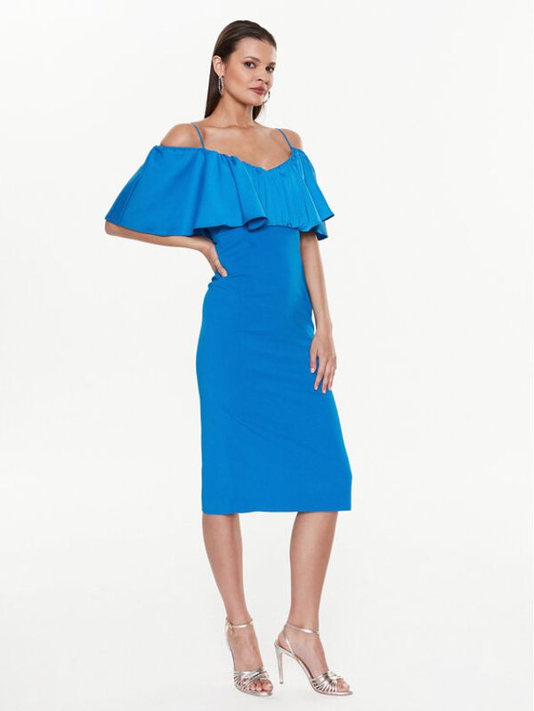 Pinko Pinko Коктейлна рокля La Carlota 100034 A0GI Син Regular Fit