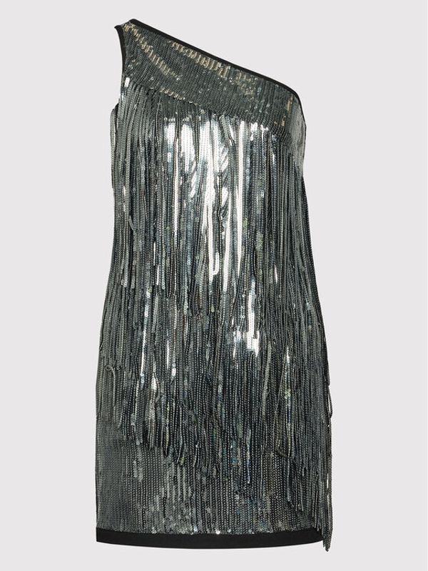 Pinko Pinko Коктейлна рокля Longan 1N13JU A059 Черен Slim Fit