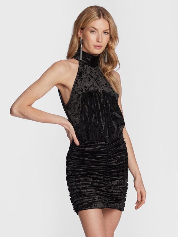 Pinko Pinko Коктейлна рокля Puerto Rico 100140 8216 Черен Slim Fit