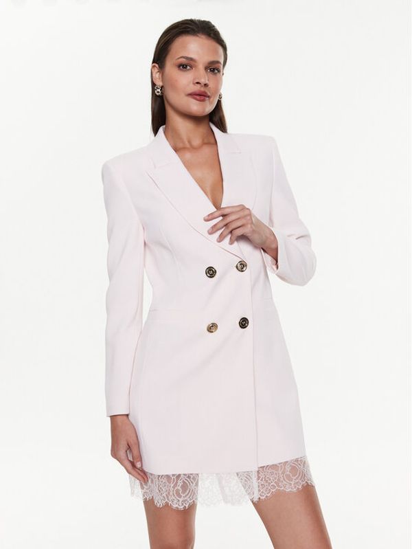 Pinko Pinko Коктейлна рокля Rafael 100050 A0GL Розов Regular Fit