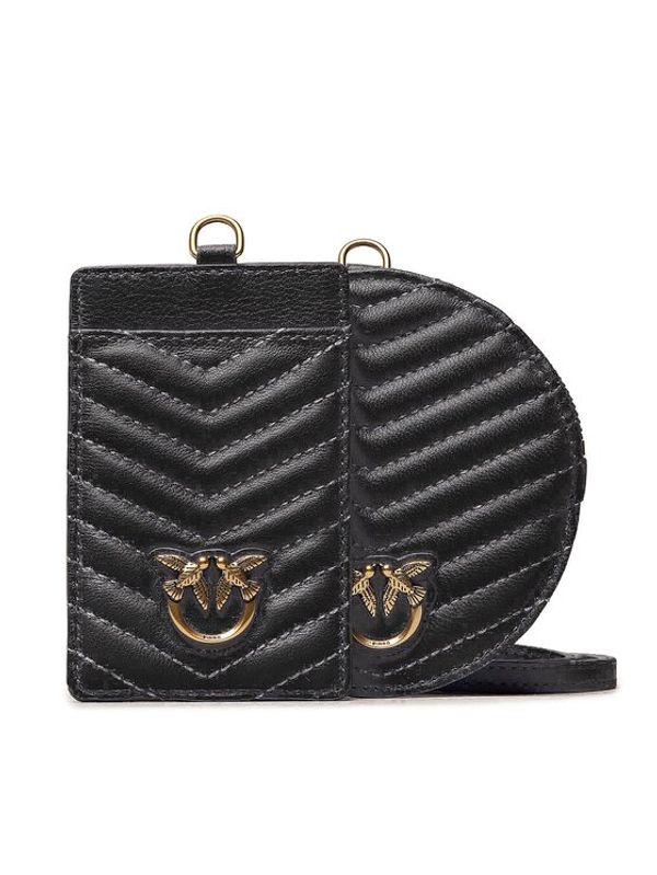 Pinko Pinko Комплект Neckle Mini Bag Chevron Al 22-23 PLTT 1P22XS A03Z Черен