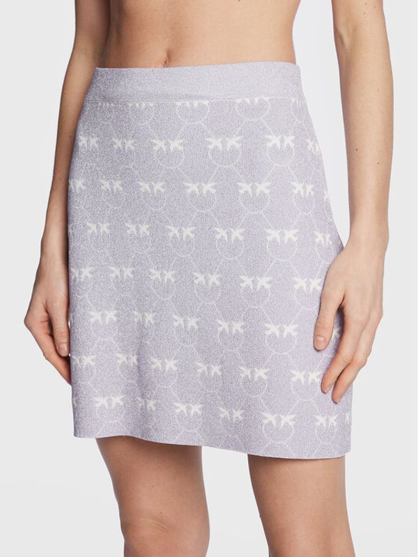Pinko Pinko Мини пола Galeotto 100216 A0IT Виолетов Slim Fit