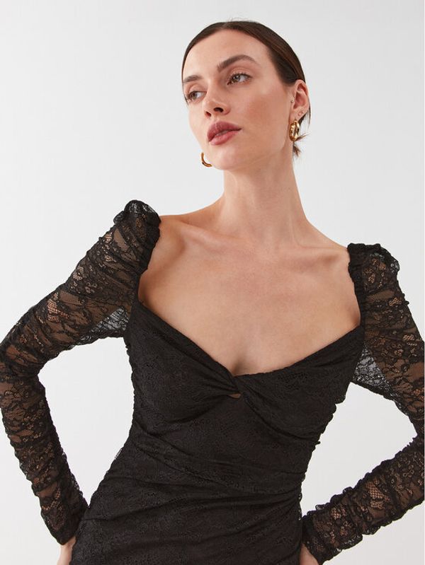 Pinko Pinko Официална рокля 101666 7585 Черен Slim Fit