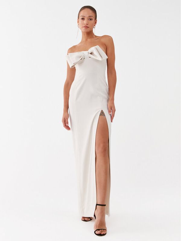 Pinko Pinko Официална рокля Tunnel Abito 101766 7624 Екрю Regular Fit