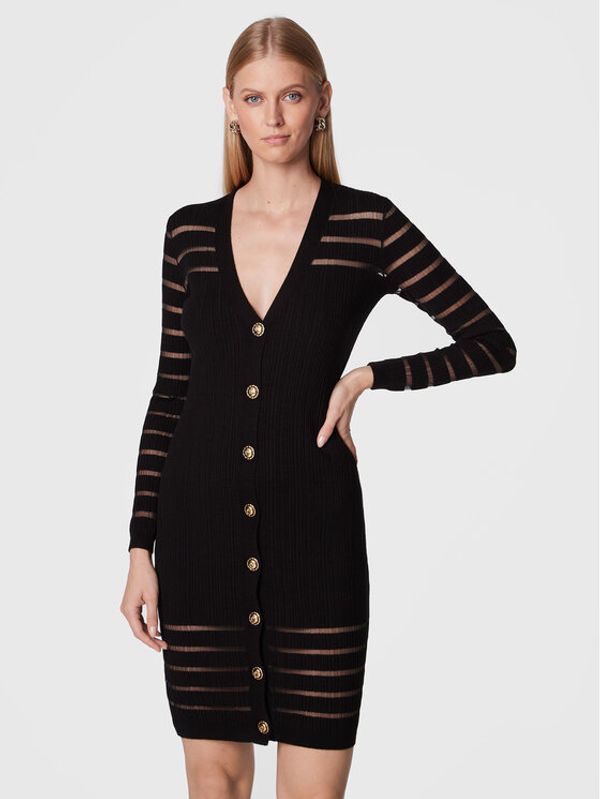 Pinko Pinko Плетена рокля Sangria 1G1825 A06B Черен Slim Fit