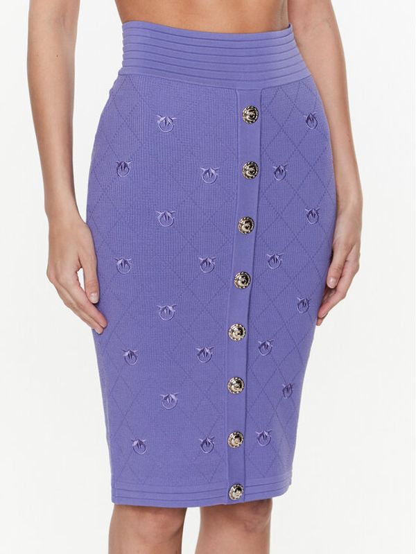 Pinko Pinko Пола Oviedo Gonna 100144 A0HW Виолетов Slim Fit