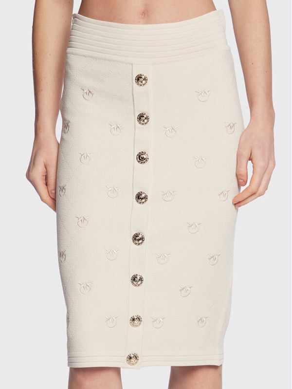 Pinko Pinko Пола тип молив 100144 A0HW Бежов Slim Fit